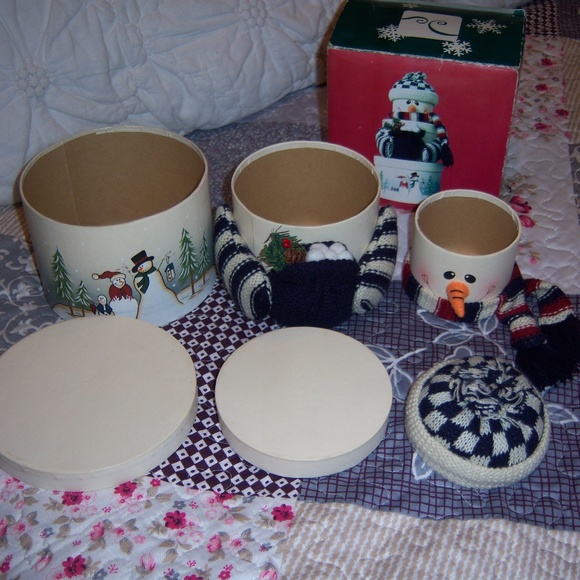 Snowman Nesting Boxes(SOLD) - Picture 2 of 3